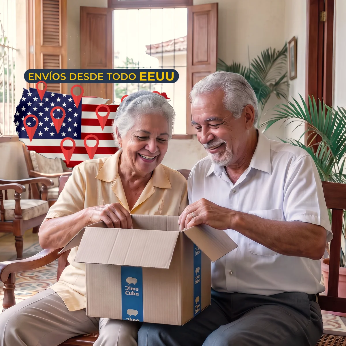 Envío de paquetes a Cuba desde Estados Unidos con DimeCuba