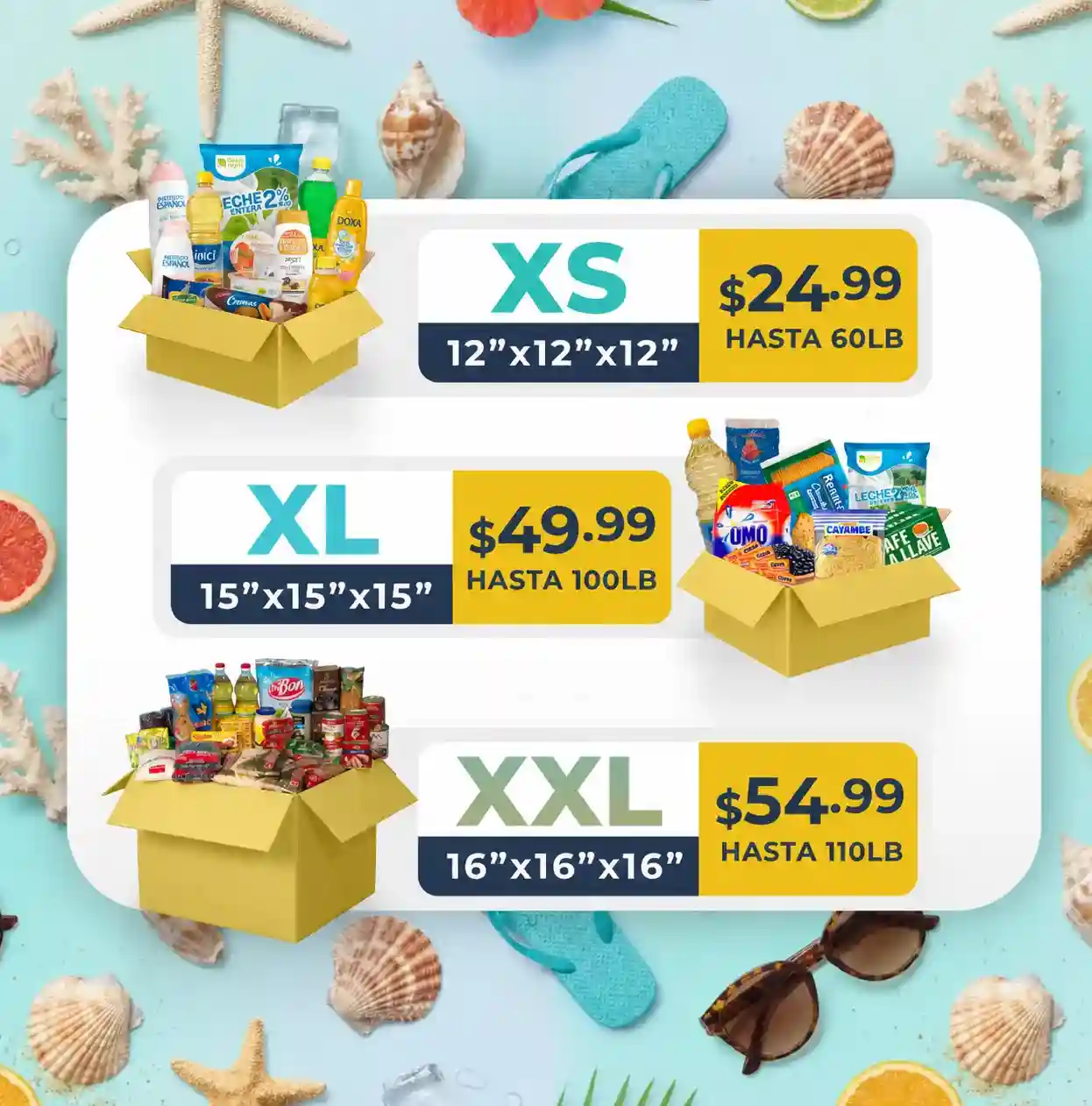 ¡Última semana! Envía a Cuba hasta a solo $0.41 la libra