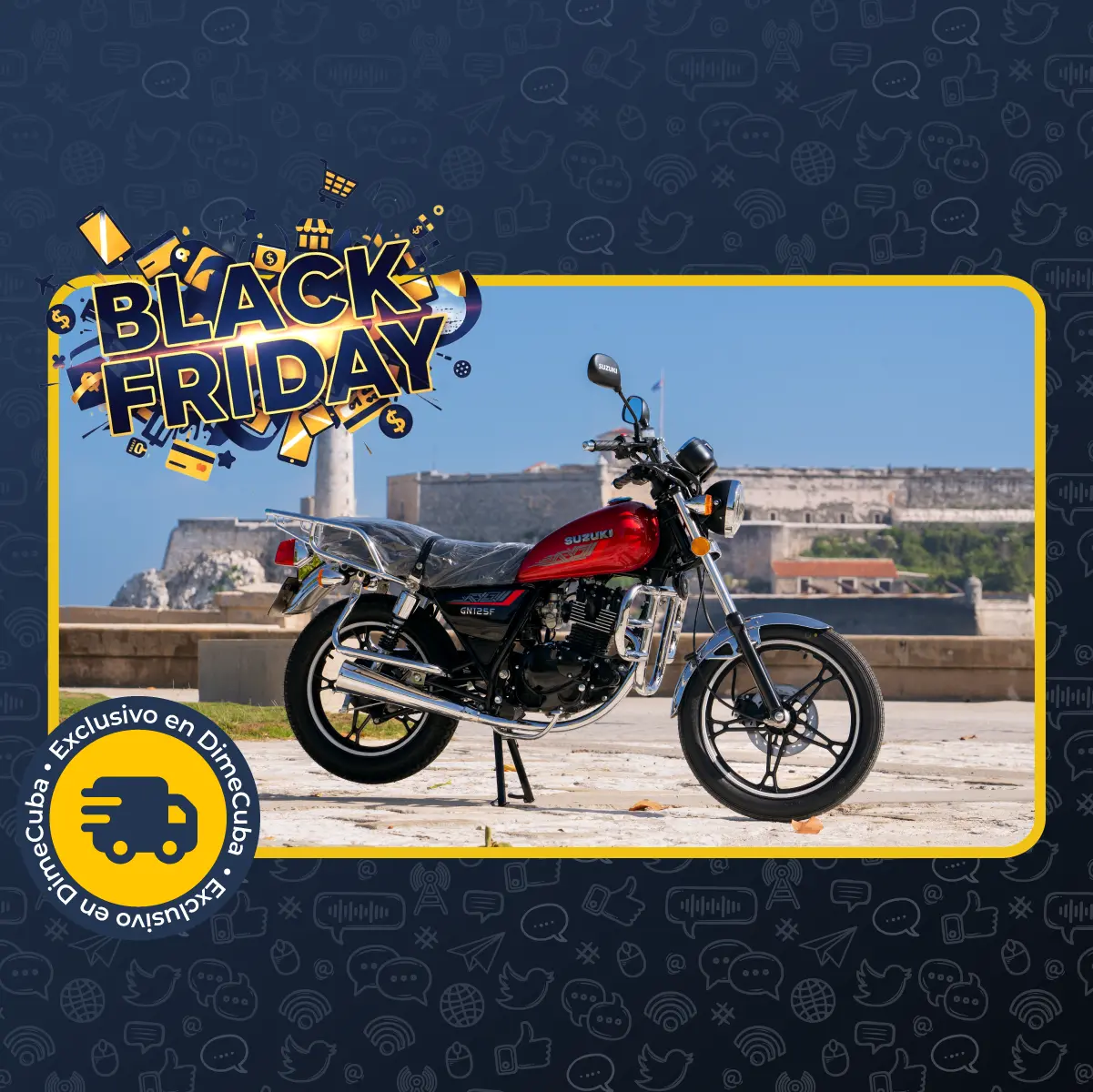 ¡MOTOS de GASOLINA para Cuba!