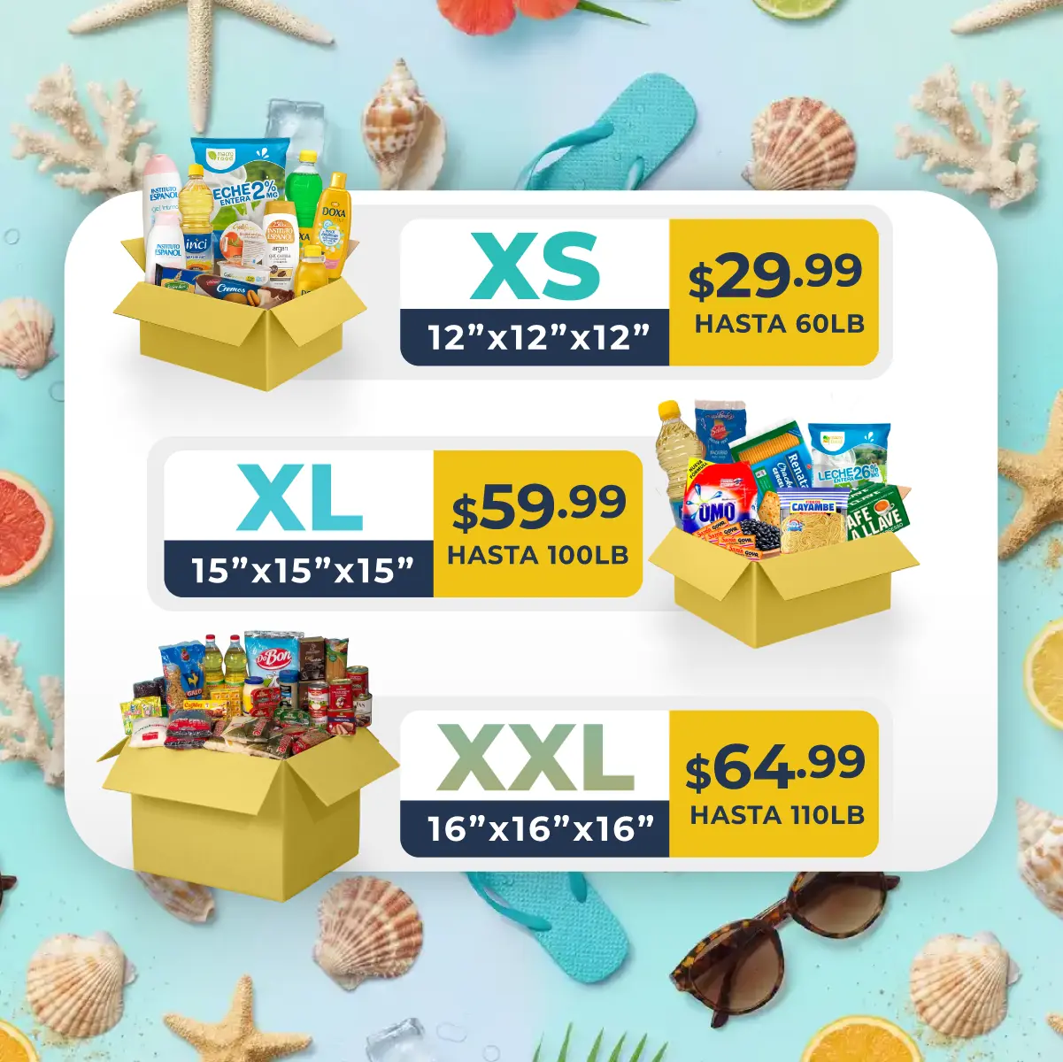 Las cajas para Cuba de las que todos hablan