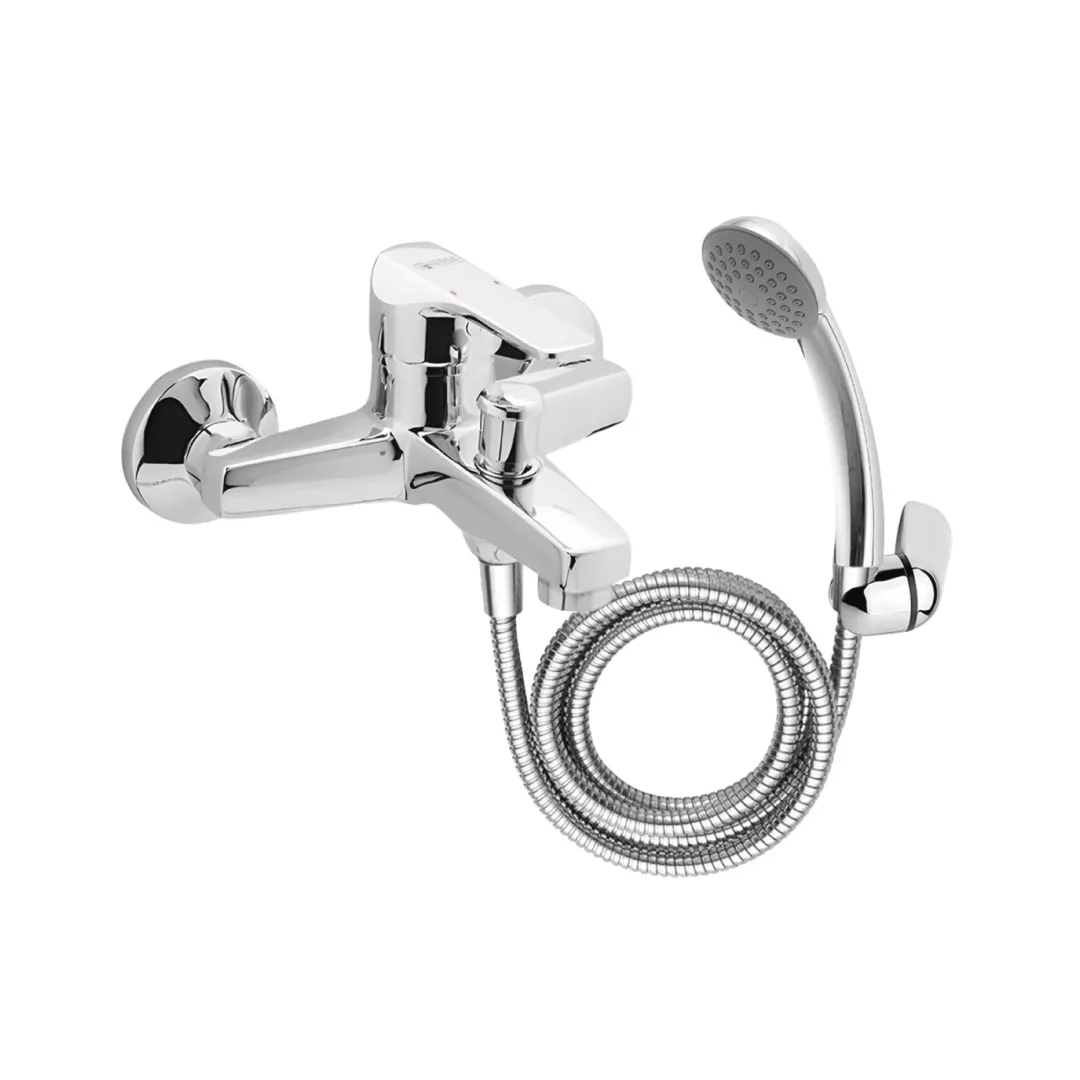 Llave mezcladora ducha K8 + Ducha con brazo y soporte
