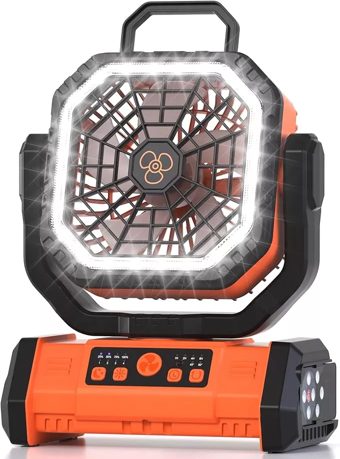 Ventilador recargable portátil de 20000 mAh de 11 pulgadas