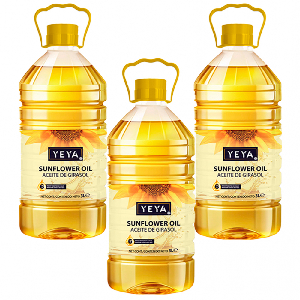 Aceite de girasol Yeya (6 x 3 L)