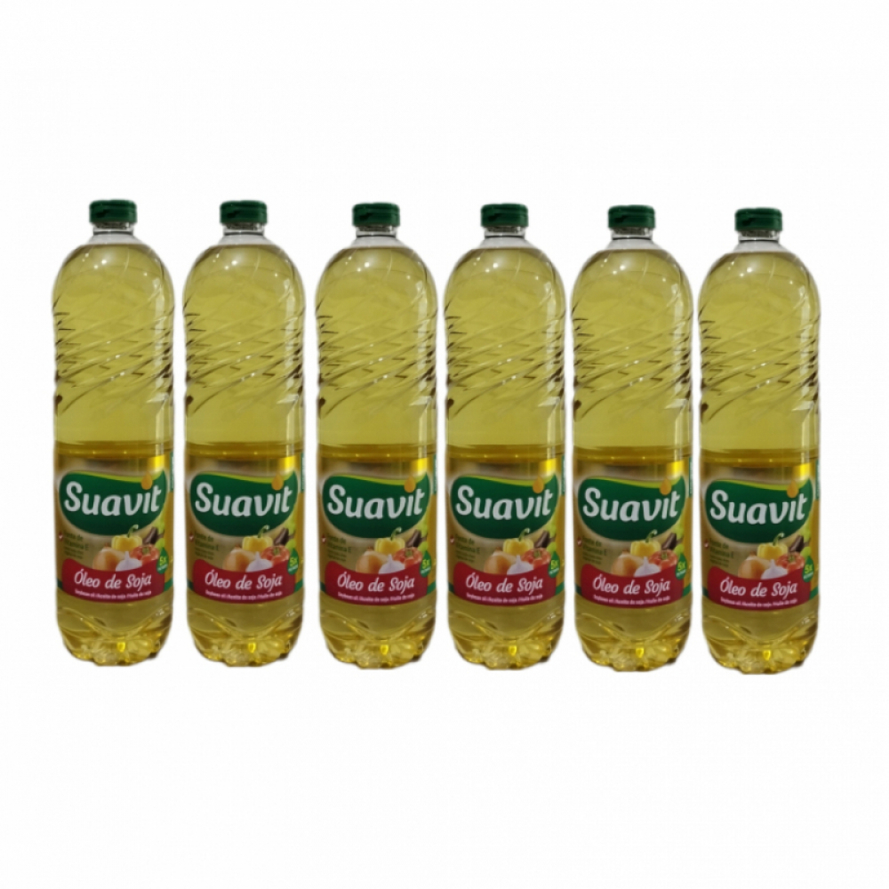 Aceite de soja Suavit (3 x 900 ml)