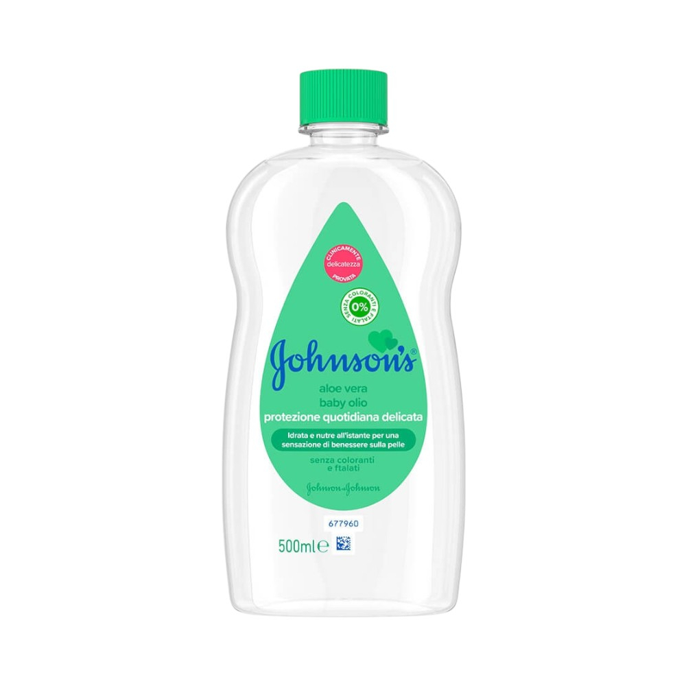 Aceite para bebés con aloe vera y vitamina E Johnson's (500 ml)