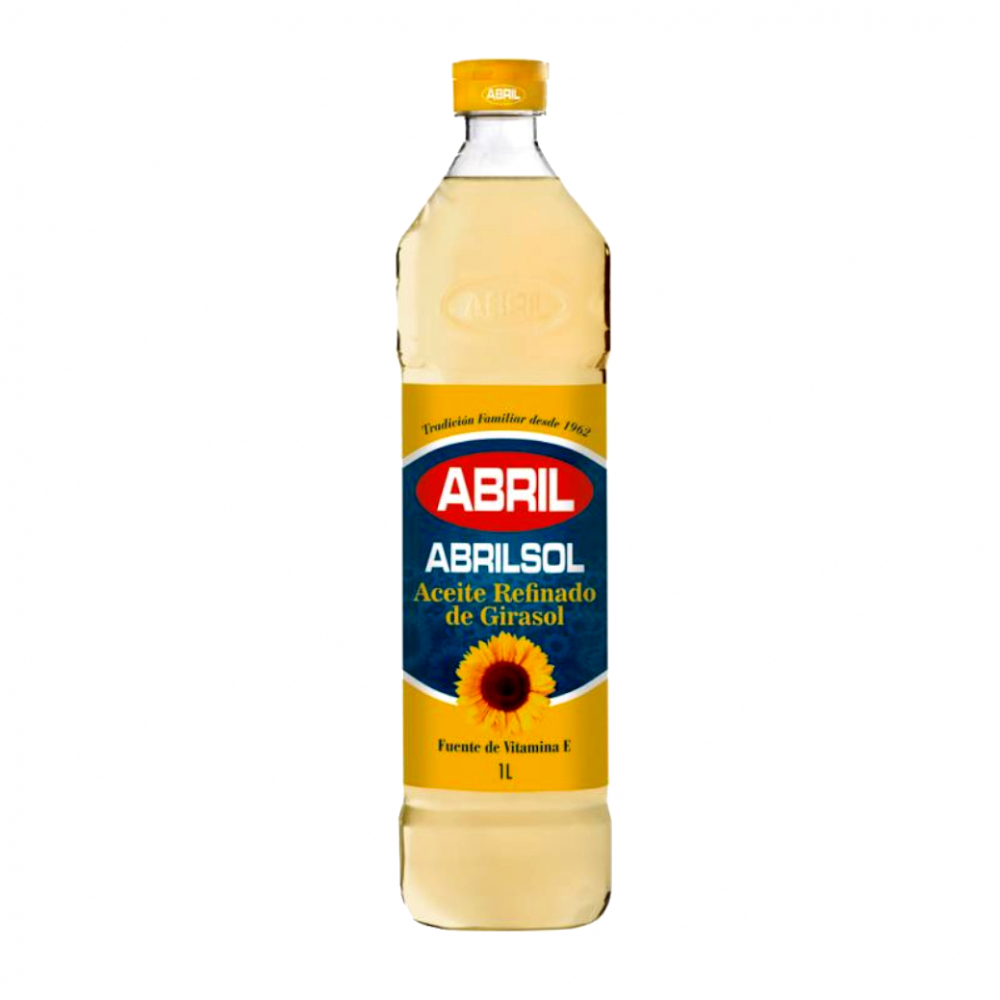 Aceite refinado de girasol Abrilsol (1 L)