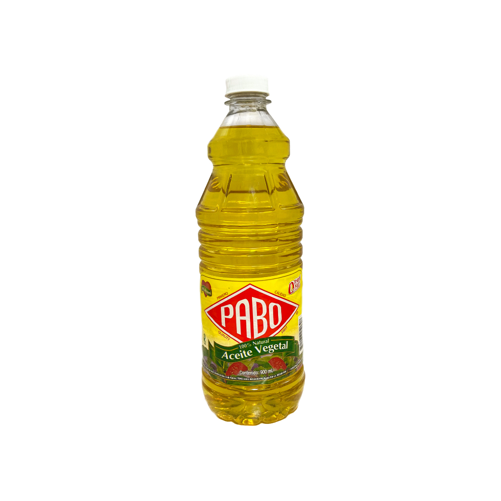 Aceite vegetal 100 % natural Pabo (900 ml)