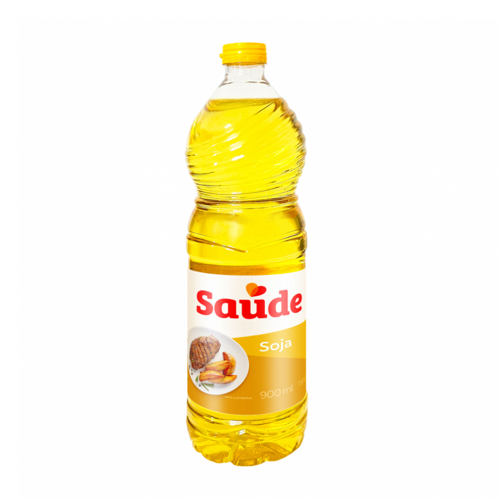 Aceite vegetal de soja Saude (900 ml / 31.7 oz)