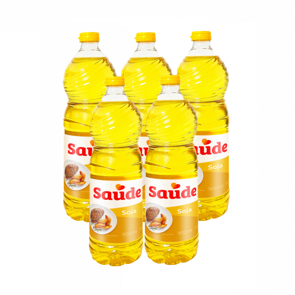 Aceite vegetal de soja Saude (3 x 900 ml)