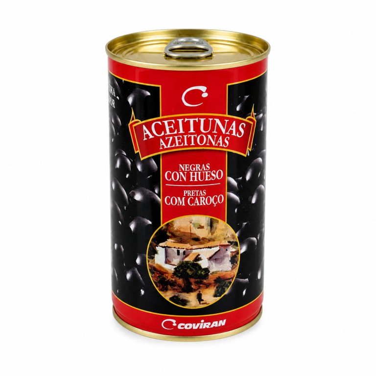 Aceitunas Negras con Hueso (350g) COVIRAN