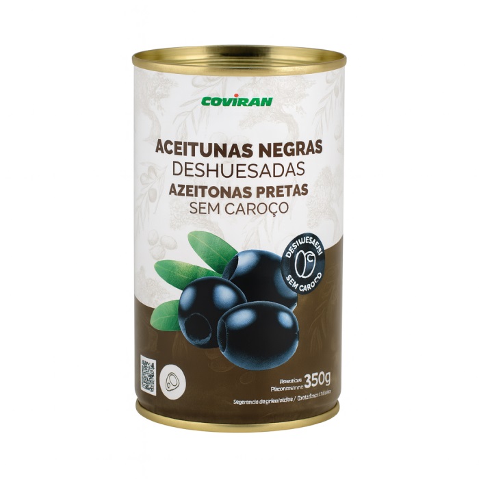Aceitunas Negras sin Hueso (350g) COVIRAN