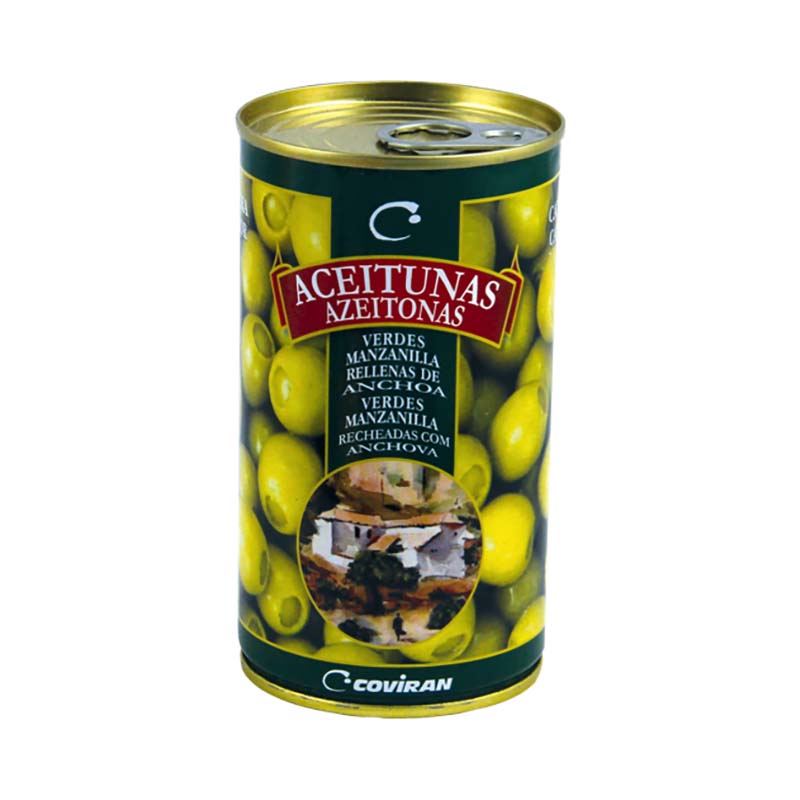 Aceitunas Rellenas Anchoa Coviran 350 G Esc. 150 G