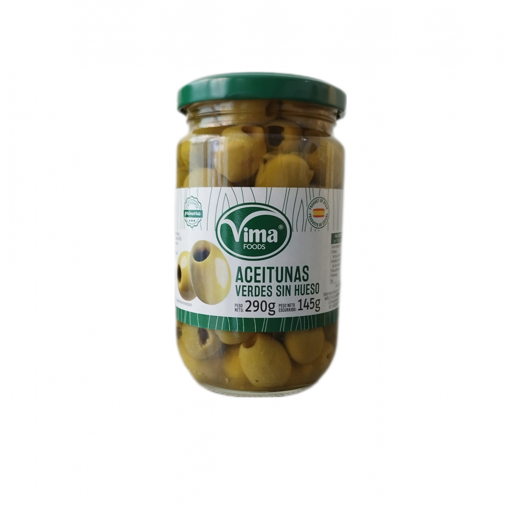 Aceitunas verdes sin hueso Vima Foods (170 g / 5.99 oz)