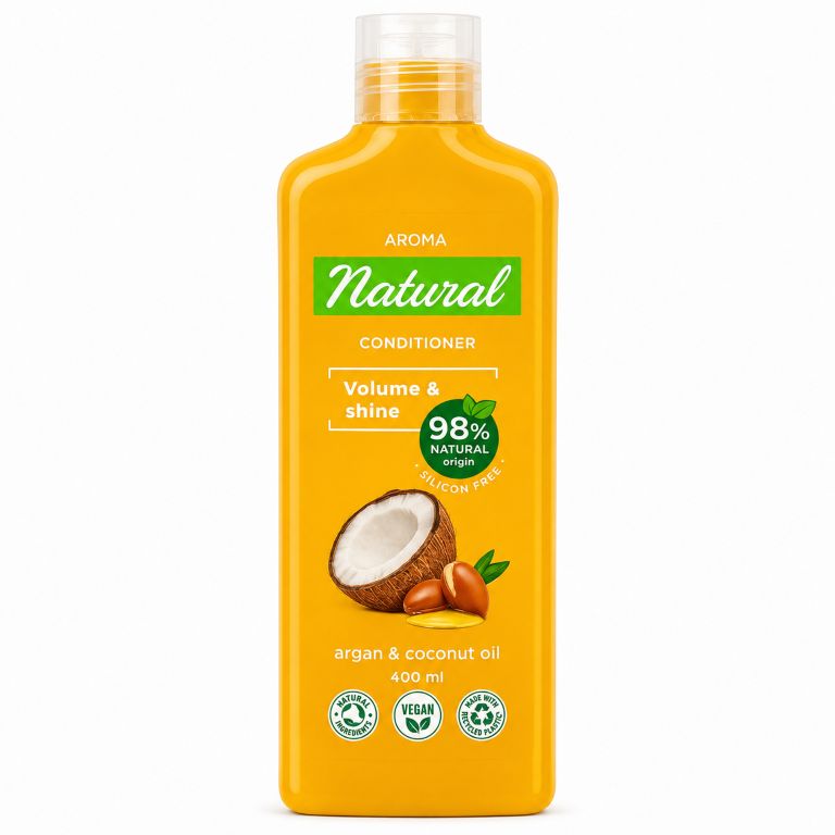 Acondicionador de Argán y Leche de Coco (400ml) AROMA NATURAL