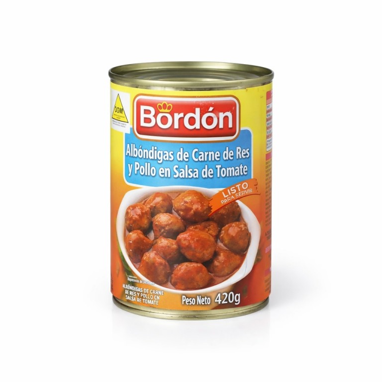Albóndigas de Carne y Pollo en Salsa de Tomate (420g) BORDON