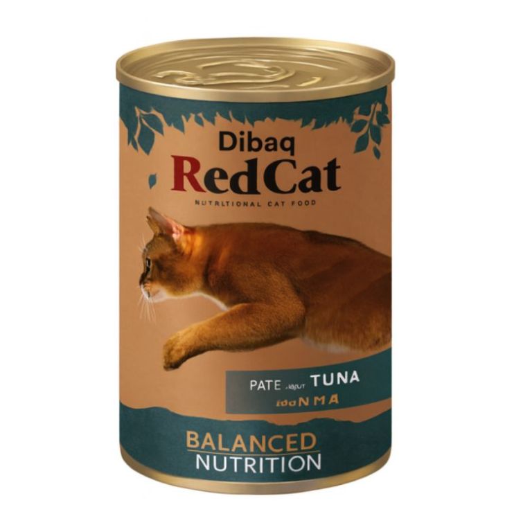Alimento Gatos Paté con Atún (400 g) RED CAT