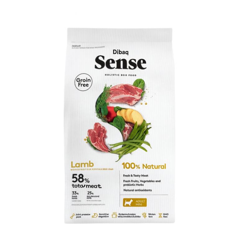 Alimento para Perros sabor Cordero(2Kg) DIBAQ SENSE