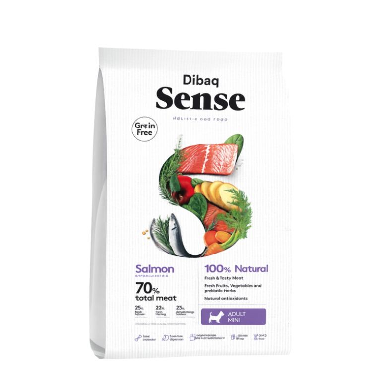 Alimento para Perros Mini Salmón (2 Kg) DIBAQ SENSE