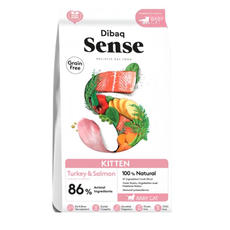 Alimentos para Gatos Cachorros (1 kg) DIBAQ SENSE 1