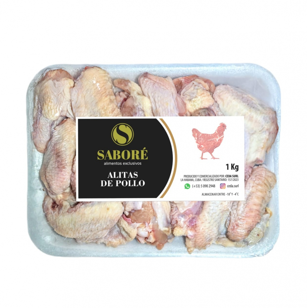 Alitas de pollo (1 kg / 2.2 lb)