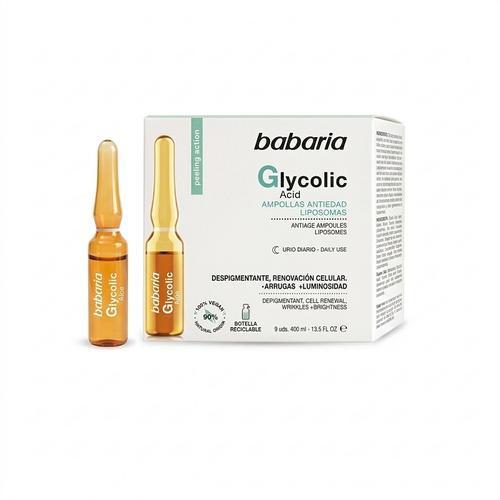 Ampollas Facial con Ácido Glicólico (5udx2ml) BABARIA