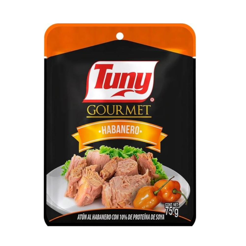 Atún al habanero con 10% de proteína de soya Gourmet (75 g / 2.64 oz)