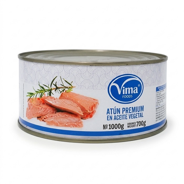 Atún en Aceite Vegetal Premium (1000g) VIMA