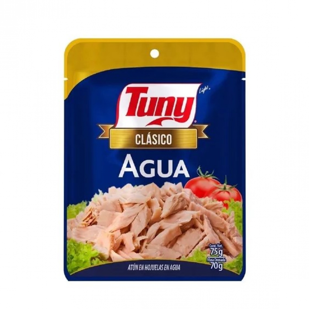Atún en hojuelas en agua Tuny ( 75 g / 2.64)