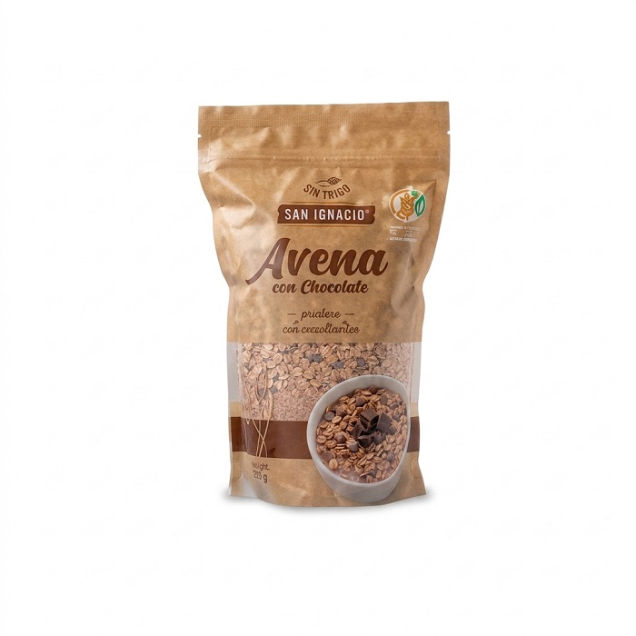 Avena en Hojuelas Sabor Chocolate (500 gr) SANTOGRANO