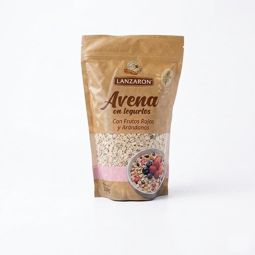 Avena en Hojuelas Sabor Frutos Rojos (500 gr) SANTOGRANO