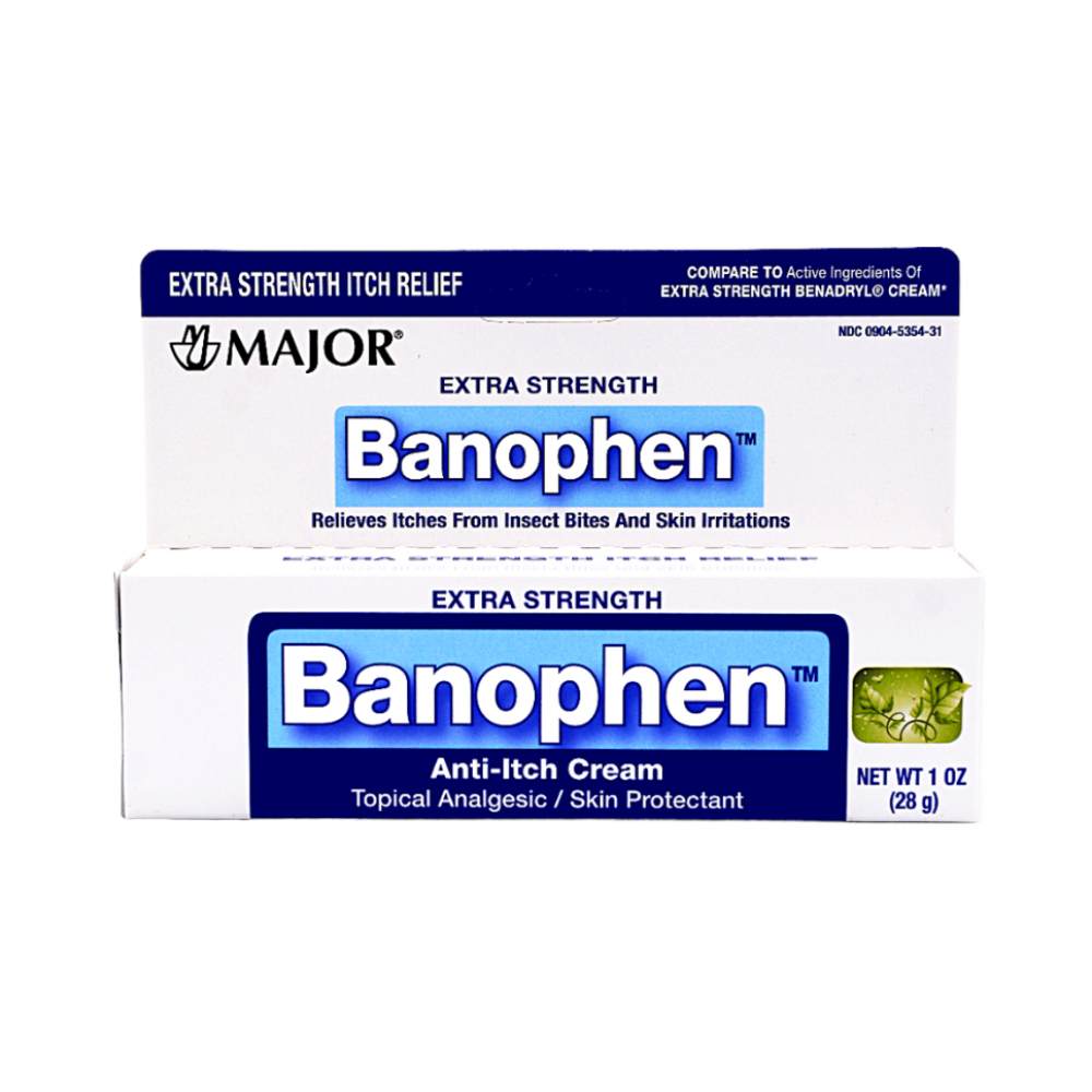 Banophen. Analgésico tropical para la piel Major (28 g / 1 oz)