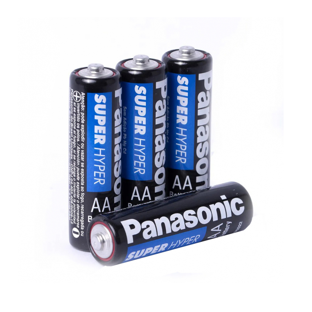 Batería super resistentes AA PANASONIC (4 U)