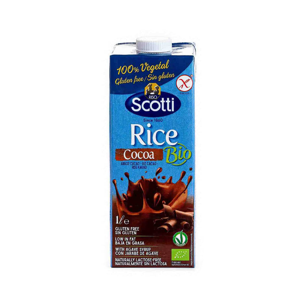 Bebida de arroz con cacao Riso Scotti (1 L)