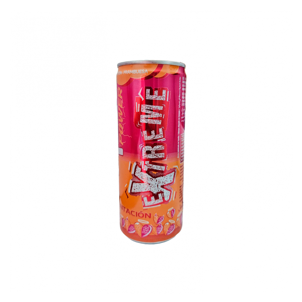 Bebida energizante sabor melocotón y frambuesa Fast Power Extreme (250 ml)