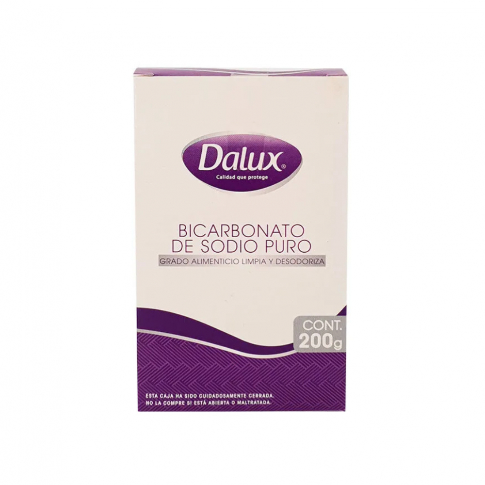 Bicarbonato de sodio puro Dalux (200 g / 7 oz)