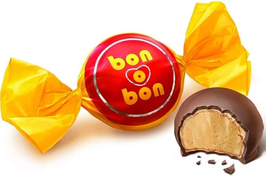 Bombon de Chocolate con Leche y Crema de Mani 15g Bon o Bon