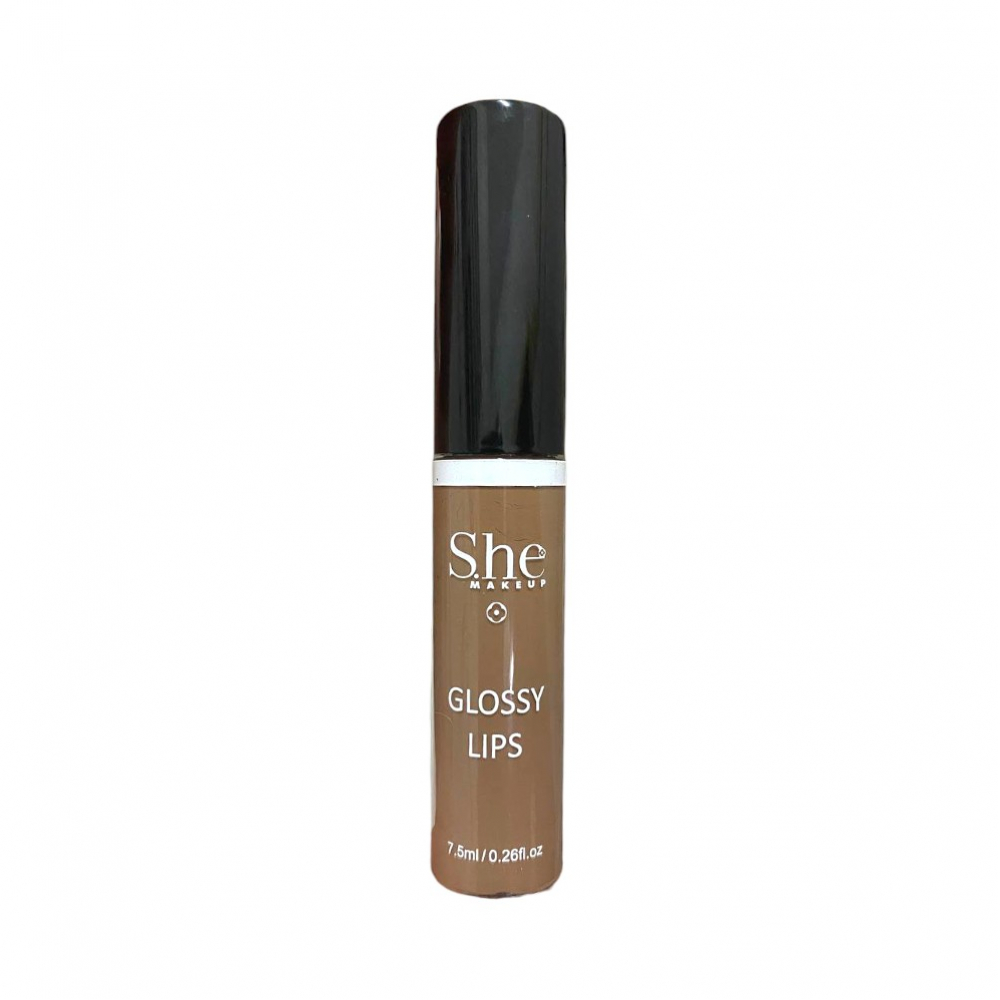 Brillo de labios nude tono 04 She Makeup (7.5 ml)