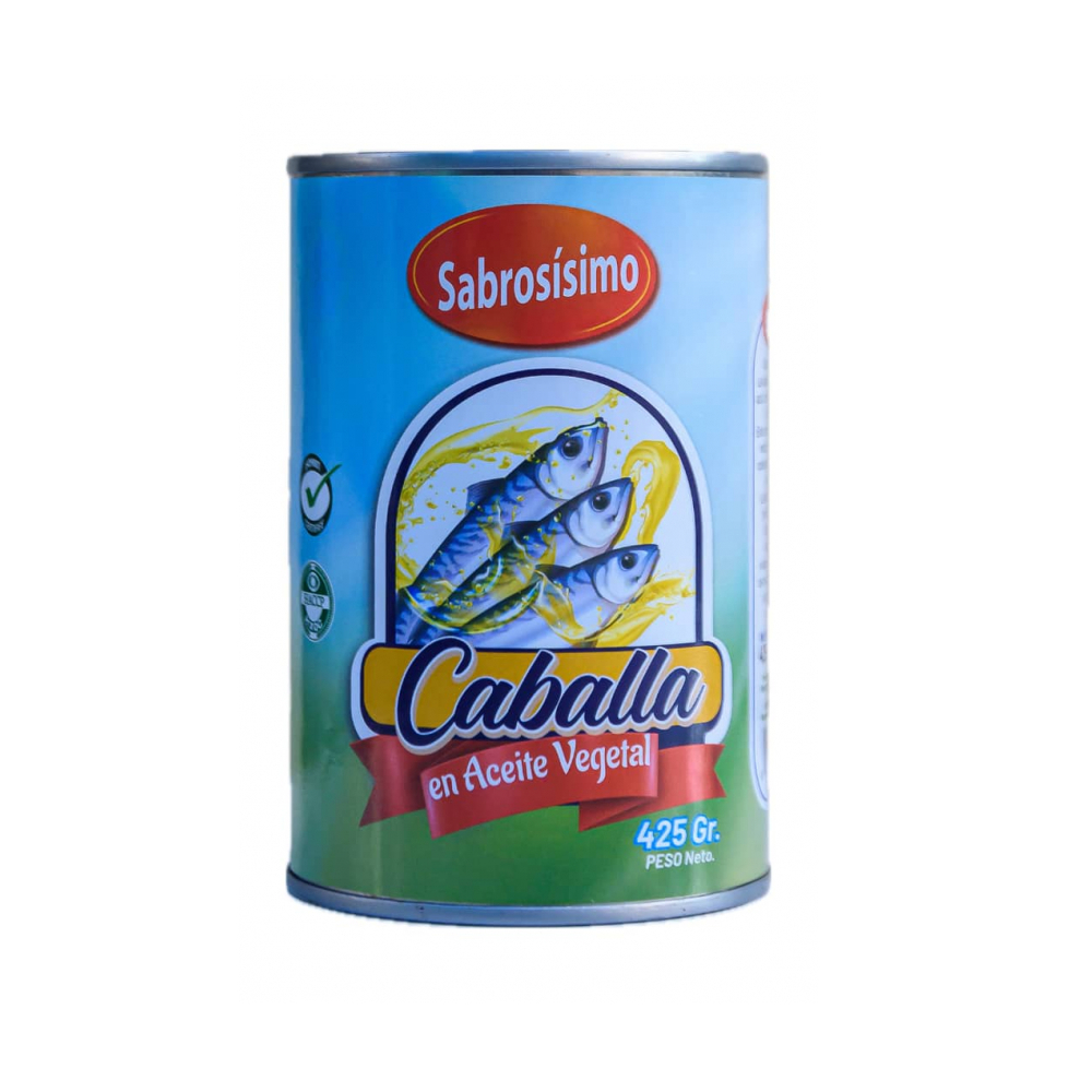 Caballa en aceite vegetal Sabrosísimo (425 g / 14.99 oz)