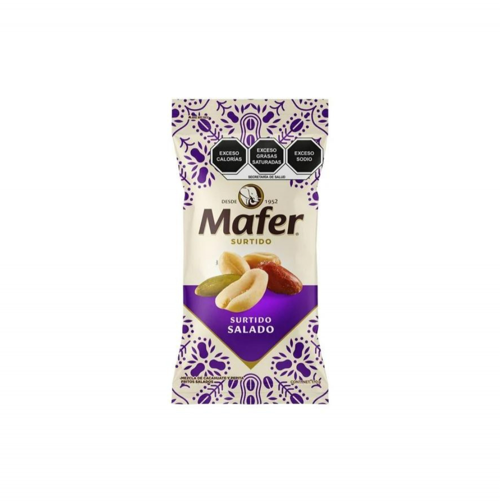 Cacahute surtido salado Mafer (170 g / 6 oz)