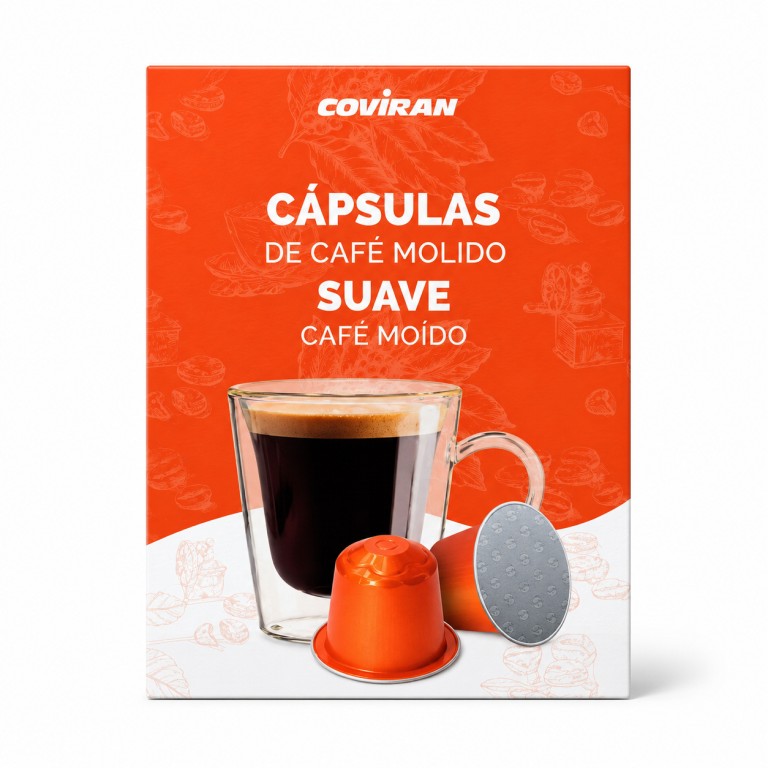 Café Suave en Cápsulas (10 u x 10 gr) COVIRAN