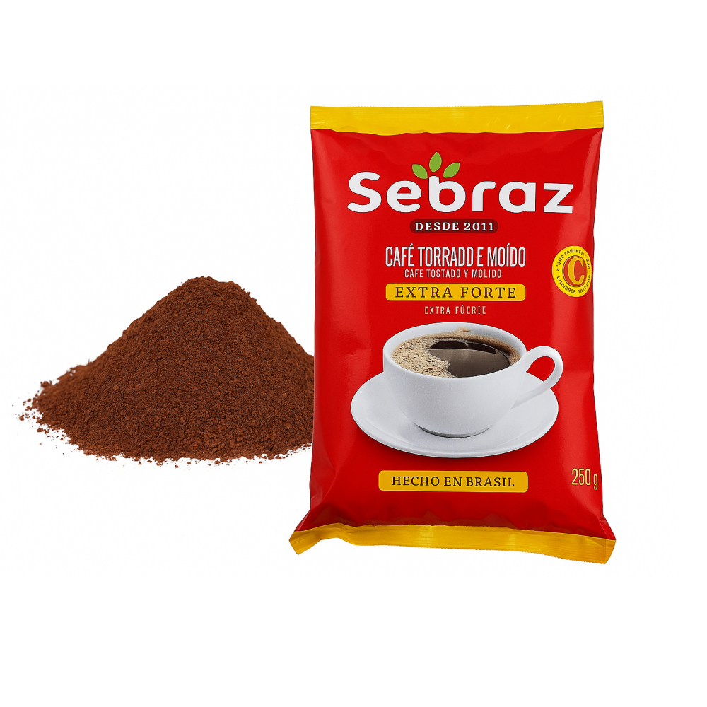 Café tostado y molido Sebraz (250 g / 8.81 oz)