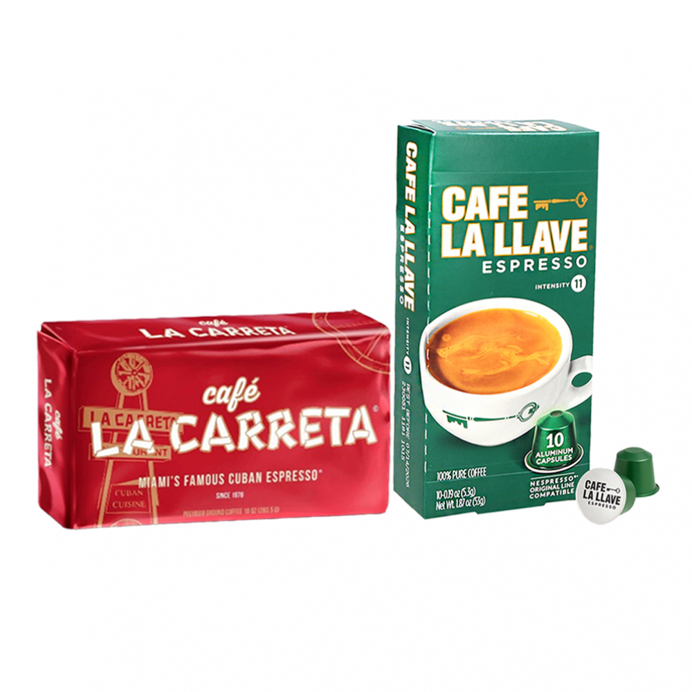 Cafecito para todos: Café La Carreta + Café en cápsulas La Llave