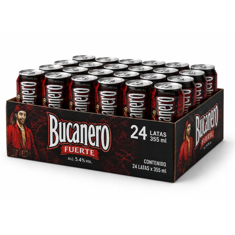 Caja de Cerveza (24u x 355ml) BUCANERO