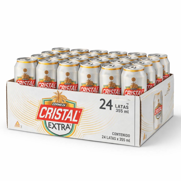 Caja de Cervezas (24u x 355ml) CRISTAL EXTRA