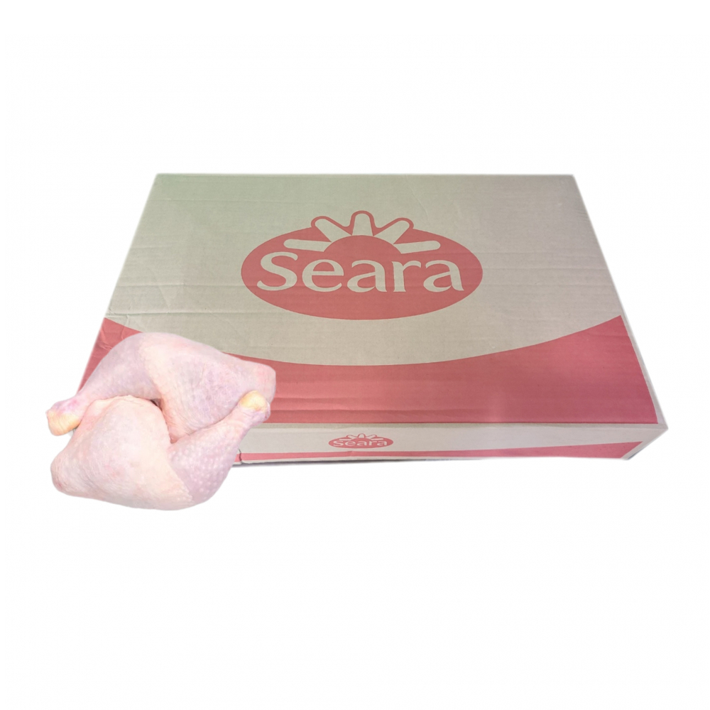 Caja de cuarto traseros de pollo Seara (15 kg / 33.06 lb)