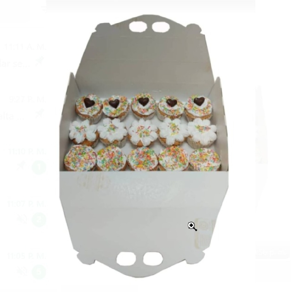 Caja de cupcakes para mamá (15 U)