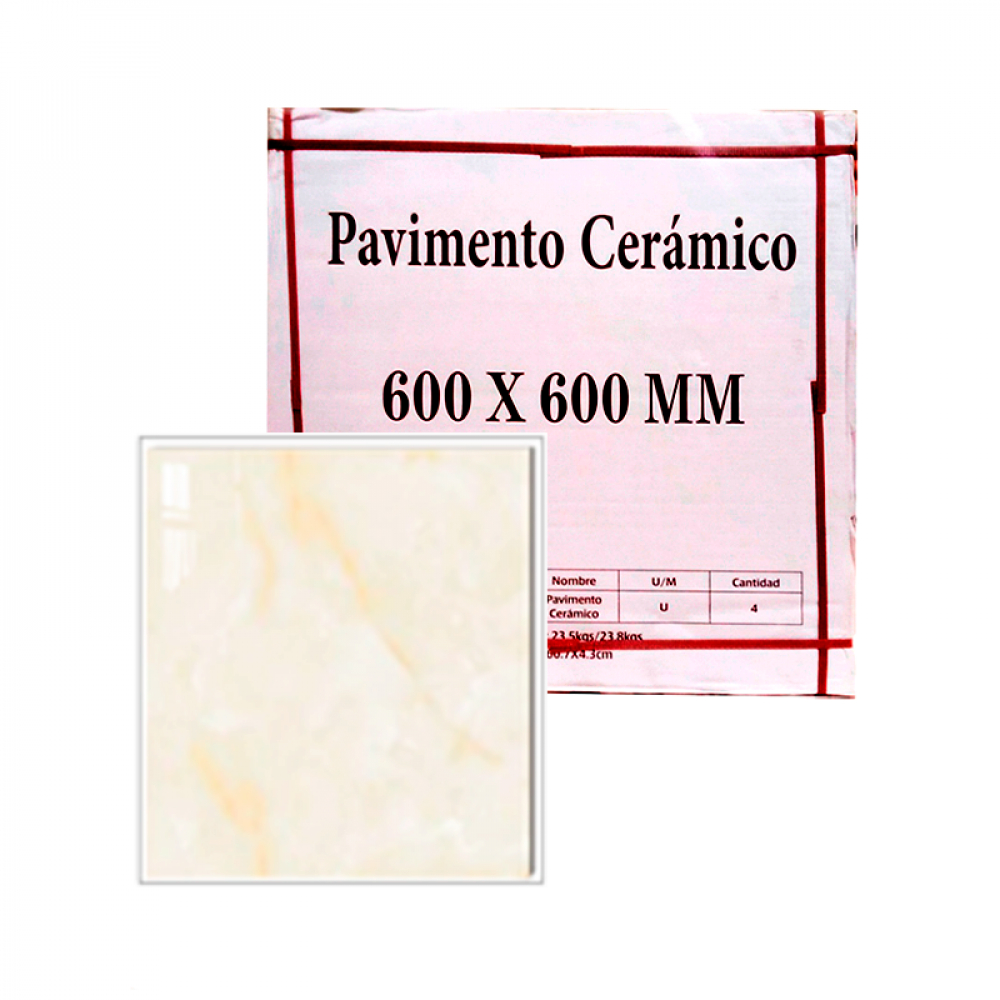Caja de losas de cerámica pulida CR-S2413 600 mm x 600 mm (4 U)