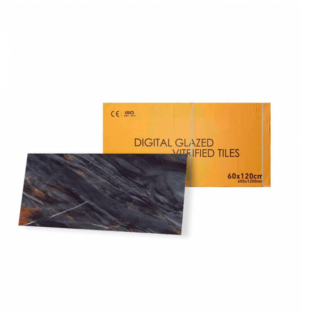 Caja de losas de porcelana pulida erika dark 600 mm x 1200 mm (2 U)