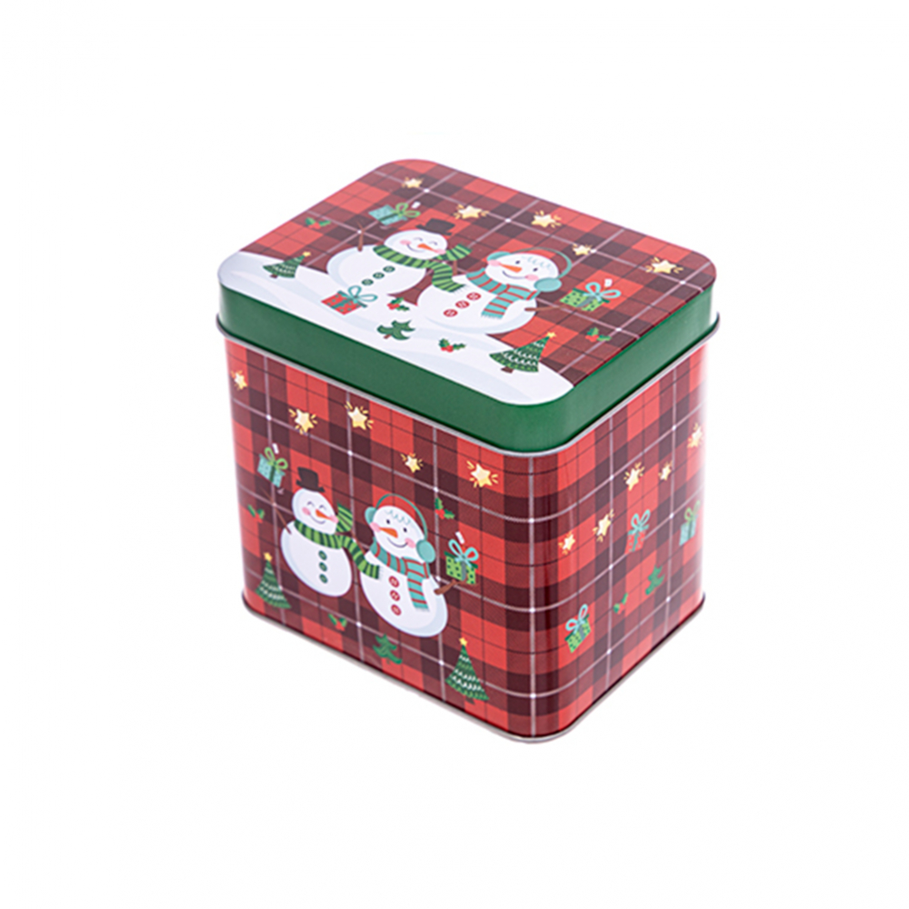 Caja de metal Navidad colores surtidos 9 cm