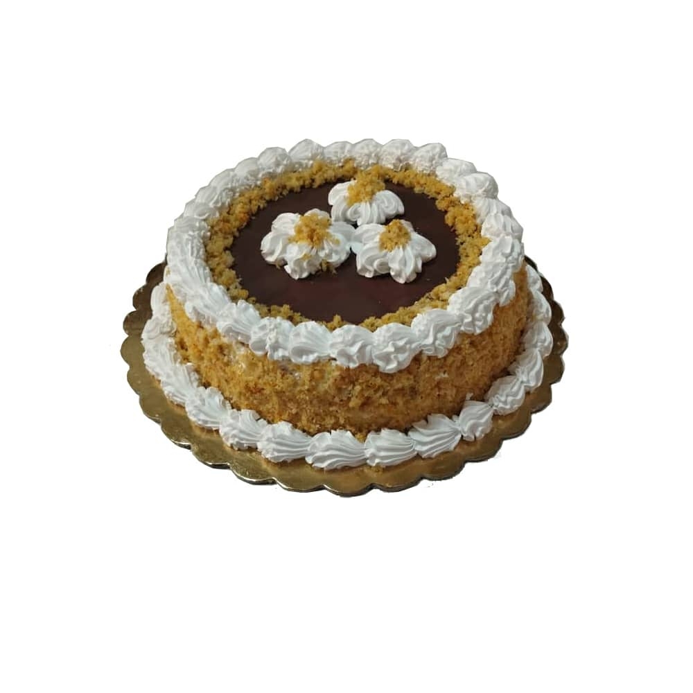Cake borde salpicado en coco de color (8 personas)